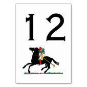 ヴィンテージポロプレーヤーオンポニー テーブルナンバー (裏面)