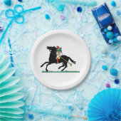 ヴィンテージポロプレーヤーオンポニー ペーパープレート (パーティー)