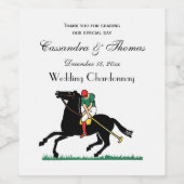 ヴィンテージポロプレーヤーオンポニー ワインラベル (シングルラベル)