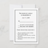 ヴィンテージポロプレーヤーオンポニー 出欠カード (裏面)