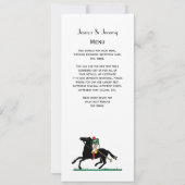 ヴィンテージポロプレーヤーオンポニー 招待状 (裏面)