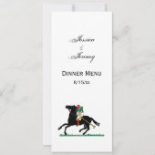 ヴィンテージポロプレーヤーオンポニー 招待状 (正面)