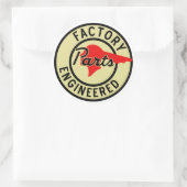 ヴィンテージポンティアック工場の部品記号 ラウンドシール (バッグ)