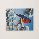 ヴィンテージポントレシナバケーションスイスエアスイス ジグソーパズル (横)