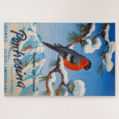 ヴィンテージポントレシナバケーションスイスエアスイス ジグソーパズル (横)