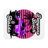 ヴィンテージポンパノビーチフロリダ マグネット (横)