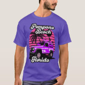 ヴィンテージポンパノビーチフロリダ Tシャツ (正面)