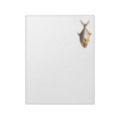 ヴィンテージポンパノフィッシュ – ゲームフィッシュ空白のテンプレート ノートパッド (回転)