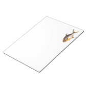 ヴィンテージポンパノフィッシュ – ゲームフィッシュ空白のテンプレート ノートパッド (アングル)