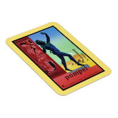 ヴィンテージポンペイタリアンイ旅行ポスター マグネット (右側)