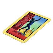 ヴィンテージポンペイタリアンイ旅行ポスター マグネット (左側)