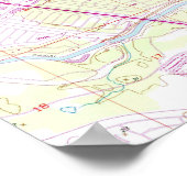 ヴィンテージポートセントルーシー・フロリダの地図(1948) ポスター (角)