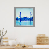 ヴィンテージポートランドブリッジ ポスター (キッチン)