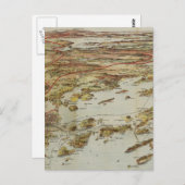 ヴィンテージポートランドメインの写真地図（1906年） ポストカード (正面/裏面)