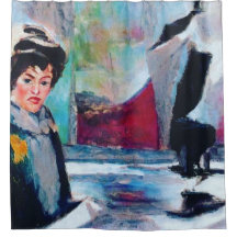 ヴィンテージポートレートと抽象芸術背景