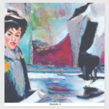 ヴィンテージポートレートと抽象芸術背景