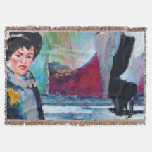 ヴィンテージポートレートと抽象芸術背景