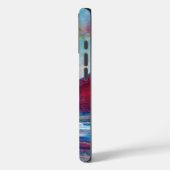 ヴィンテージポートレートと抽象芸術背景 Case-Mate iPhoneケース (裏面 / 左)