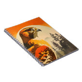 ヴィンテージポートレートのクーパーズホーク ノートブック (右側)