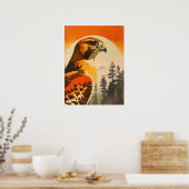 ヴィンテージポートレートのクーパーズホーク ポスター (キッチン)