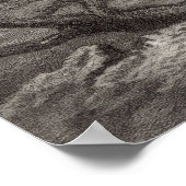 ヴィンテージポートレートのジョージ祈・ワシントン ポスター (角)