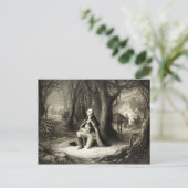 ヴィンテージポートレートのジョージ祈・ワシントン ポストカード (スタンド正面)