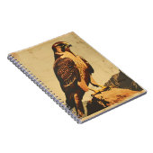 ヴィンテージポートレートのメルリン《鳥》ハヤブサ ノートブック (右側)