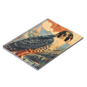 ヴィンテージポートレートのメルリン《鳥》ハヤブサ ノートブック (左側)