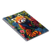 ヴィンテージポートレートの赤パンダ ノートブック (右側)