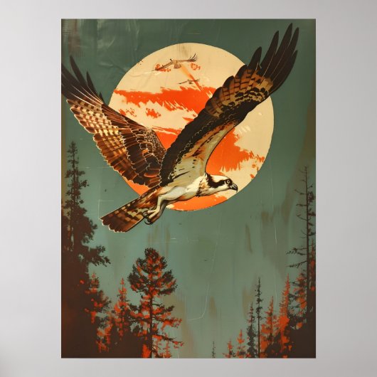 ヴィンテージポートレートオスプレイ ポスター (正面)