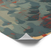 ヴィンテージポートレートオブメルリン《鳥》ハヤブサ ポスター (角)