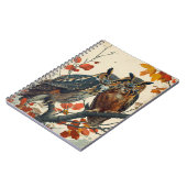 ヴィンテージポートレートフクロウ ノートブック (左側)