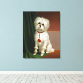 ヴィンテージポートレート キャンバスプリント (インサイチュ (ウッドフロア))