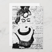 ヴィンテージポートレート サンキューカード (正面/裏面)