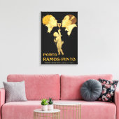 ヴィンテージポート広告 キャンバスプリント (インサイチュ (リビング))