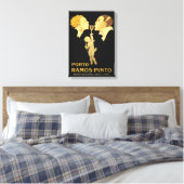 ヴィンテージポート広告 キャンバスプリント (インサイチュ (寝室))