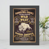 ヴィンテージポーニービルワイルドウエストショーフラットカード (スタンド正面)