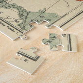 ヴィンテージポーランドの地図(1921年) ジグソーパズル (側面)