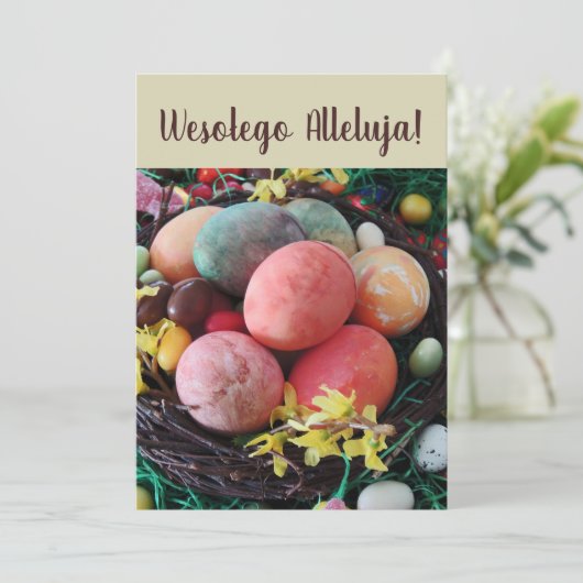 ヴィンテージポーランドイースターエッグズウェゾレゴアッレージャ 招待状 (スタンド正面)