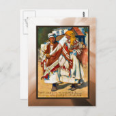 ヴィンテージポーランドガールズ ポストカード (正面/裏面)