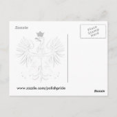 ヴィンテージポーランド国旗 ポストカード (裏面)