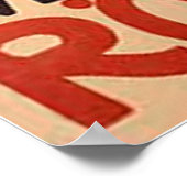 ヴィンテージポーランド禁止ポスター1922大きなキャンバ ポスター (角)