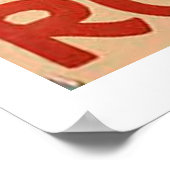 ヴィンテージポーランド禁止ポスター1922 ポスター (角)