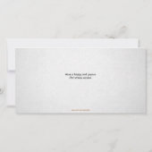 ヴィンテージポーラーベア1878クリスマス カード (裏面)