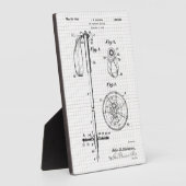 ヴィンテージポール特許卓上 フォトプラーク (側面)