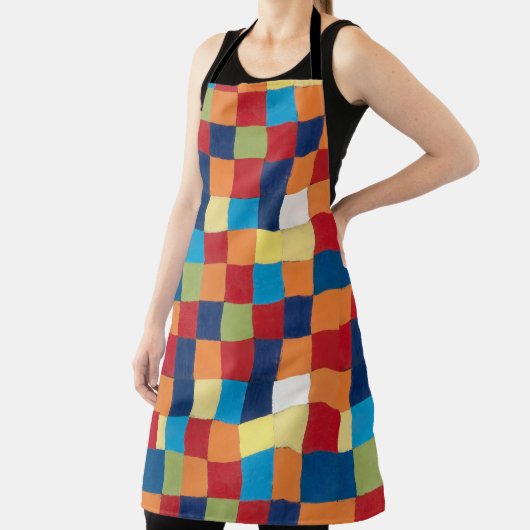 ヴィンテージポール・クレー・ク1カラーチャート正方形アート エプロン (インサイチュ)