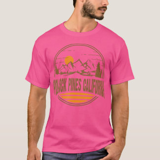 ヴィンテージポーロックパインズカリフォルニアマウンテンハイキングP Tシャツ