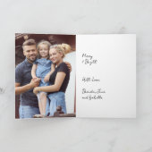 ヴィンテージマイアミから愛で折り畳まれたクリスマスカード シーズンカード (内部)