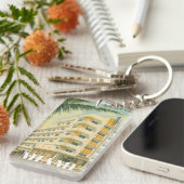 ヴィンテージマイアミアールデコキーチェーン キーホルダー (正面右)