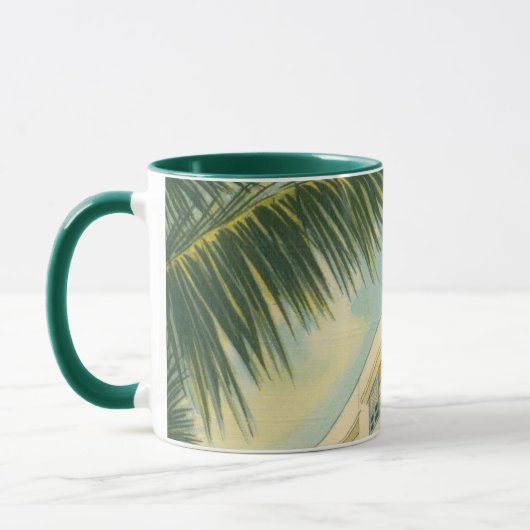 ヴィンテージマイアミアールデコマグ マグカップ (左)